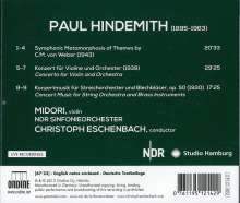 Paul Hindemith (1895-1963): Violinkonzert (1939), CD
