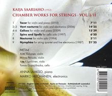 Kaija Saariaho (1952-2023): Kammermusik für Streicher Vol.1, CD