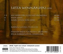 Lotta Wennäkoski (geb. 1970): Soie für Flöte &amp; Orchester, CD