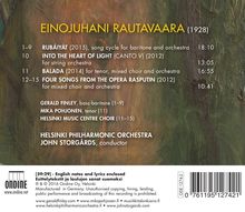 Einojuhani Rautavaara (1928-2016): Rubaiyat (Liederzyklus für Bariton &amp; Orchester), CD