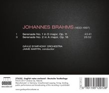 Johannes Brahms (1833-1897): Serenaden Nr.1 &amp; 2, CD