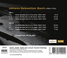 Johann Sebastian Bach (1685-1750): Sonaten &amp; Partiten für Violine BWV 1001-1006, 2 CDs