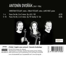 Antonin Dvorak (1841-1904): Klaviertrios Nr.3 &amp; 4 (op.65 &amp; 90), CD