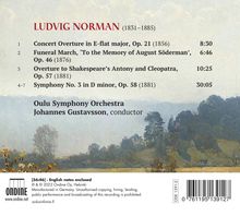 Ludvig Norman (1831-1885): Symphonie Nr.3, CD