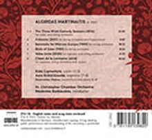 Algirdas Martinaitis (geb. 1950): Werke für Streichorchester "Seasons and Serenades", CD
