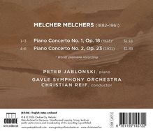 Melcher Melchers (1882–1961) Werke: Piano Konzert Nr. 1, Op. 18 und Nr. 2, Op. 23. Solist: Peter Jablonski.