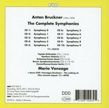 Anton Bruckner (1824-1896): Symphonien Nr.0-9, 10 CDs und 1 DVD