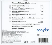 Johann Melchior Molter (1696-1765): Sinfonias &amp; Arien, CD