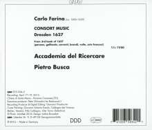 Carlo Farina (1600-1640): Consort Music (Dresden 1627/1628), CD