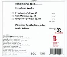 Benjamin Godard (1849-1895): Symphonien op.23 "Gothique" &amp; op.57, CD