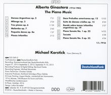 Alberto Ginastera (1916-1983): Klavierwerke, CD