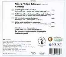 Georg Philipp Telemann (1681-1767): Kantaten, CD