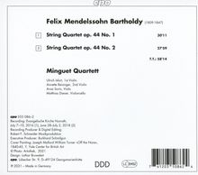 Felix Mendelssohn Bartholdy (1809-1847): Streichquartette Vol.3, CD