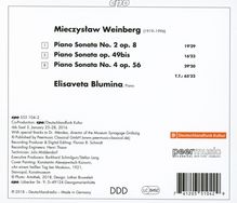 Mieczyslaw Weinberg (1919-1996): Klaviersonaten Nr.2 &amp; 4 (op.8 &amp; 56), CD