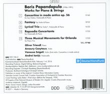 Boris Papandopulo (1906-1991): Kammermusik für Streicher &amp; Klavier, CD