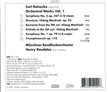 Carl Heinrich Reinecke (1824-1910): Orchesterwerke Vol.1, CD