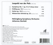 Leopold van der Pals (1884-1966): Symphonie Nr.1 fis-moll op.4, CD