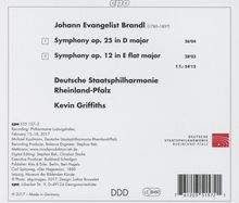 Johann Evangelist Brandl (1760-1837): Symphonien Es-Dur op.12 &amp; D-Dur op.25, CD