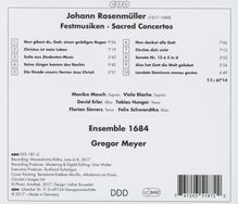 Johann Rosenmüller (1619-1684): Geistliche Konzerte - "Laudate Dominum", CD