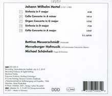 Johann Wilhelm Hertel (1727-1789): Cellokonzerte A-Dur &amp; a-moll, CD