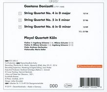 Gaetano Donizetti (1797-1848): Streichquartette Nr.4-6, CD