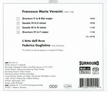 Francesco Maria Veracini (1690-1768): Ouvertüren &amp; Concerti Vol.3, Super Audio CD