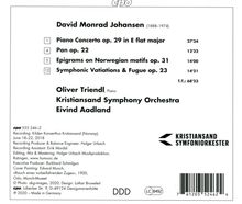 David Monrad Johansen (1888-1974): Klavierkonzert op.29, CD