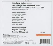 Reinhard Keiser (1674-1739): Der blutige und sterbende Jesus  (Oratorium Passionale 1705/1729), 2 CDs