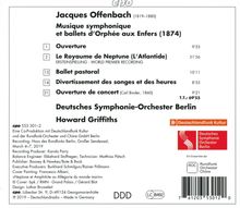 Jacques Offenbach (1819-1880): Orchesterstücke aus Orphee aux Enfers, CD