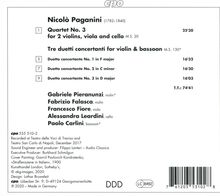 Niccolo Paganini (1782-1840): Streichquartett Nr.3, CD