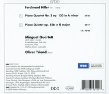 Ferdinand Hiller (1811-1885): Klavierquartett Nr.3 a-moll op.133, CD