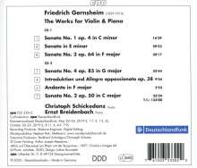 Friedrich Gernsheim (1839-1916): Werke für Violine &amp; Klavier, 2 CDs