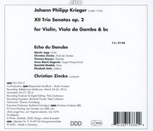 Johann Philipp Krieger (1649-1725): Triosonaten op.2 Nr.1-12 für Violine,Viola da gamba,Bc, 2 CDs