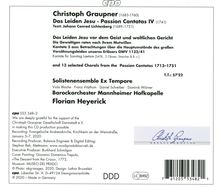 Christoph Graupner (1683-1760): Passions-Kantaten Vol.4, CD