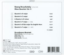 Georg Druschetzky (1745-1819): Oboenquartette Vol.2, CD