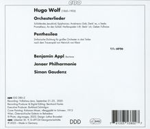 Hugo Wolf (1860-1903): Orchesterlieder, CD