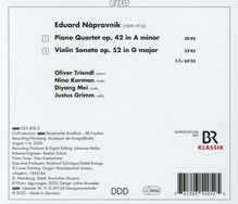 Eduard Napravnik (1839-1916): Klavierquartett a-moll op.42, CD