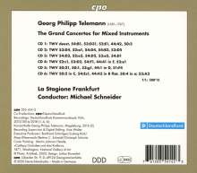 Georg Philipp Telemann (1681-1767): Konzerte für mehrere Instrumente &amp; Orchester (cpo-Edition), 6 CDs