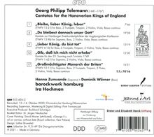 Georg Philipp Telemann (1681-1767): Kantaten "For the Hanoverian Kings of England", CD