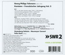 Georg Philipp Telemann (1681-1767): Kantaten - Französischer Jahrgang 1714/1715 Vol.2, 2 CDs