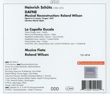 Heinrich Schütz (1585-1672): Dafne (Oper 1627), CD