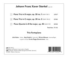 Johann Franz Xaver Sterkel (1750-1817): Klaviertrios op.30 Nr.1 &amp; 2; op.42, CD