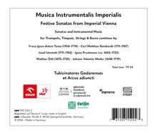 Musica Instrumentalis Imperialis - Festliche Musik am Habsburger Hof, CD