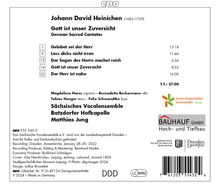 Johann David Heinichen (1683-1729): Deutsche Kantaten I, CD