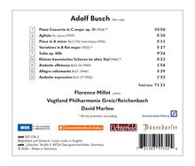 Adolf Busch (1891-1952): Klavierkonzert C-Dur op.31, CD