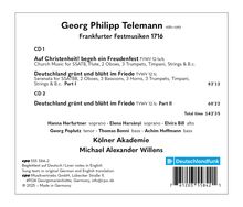 Texte: Georg Philipp Telemann, Frankfurter Festmusiken 1716, Kölner Akademie, Michael Alexander Willens.