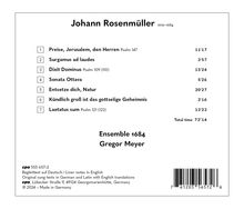 Johann Rosenmüller (1619-1684): Geistliche Konzerte, CD