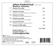 Johann Friedrich Fasch (1688-1758): Ouvertüren und Konzerte, CD