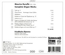 Maurice Durufle (1902-1986): Sämtliche Orgelwerke, Super Audio CD