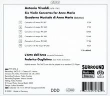Antonio Vivaldi (1678-1741): Violinkonzerte "per Anna Maria" RV229,248,343,349,366,387, Super Audio CD